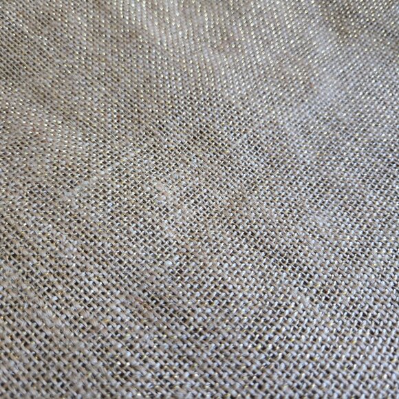 Brand New Indian Denim Jute Bag with gold Pattern, Made in India - Picture 5 of 8